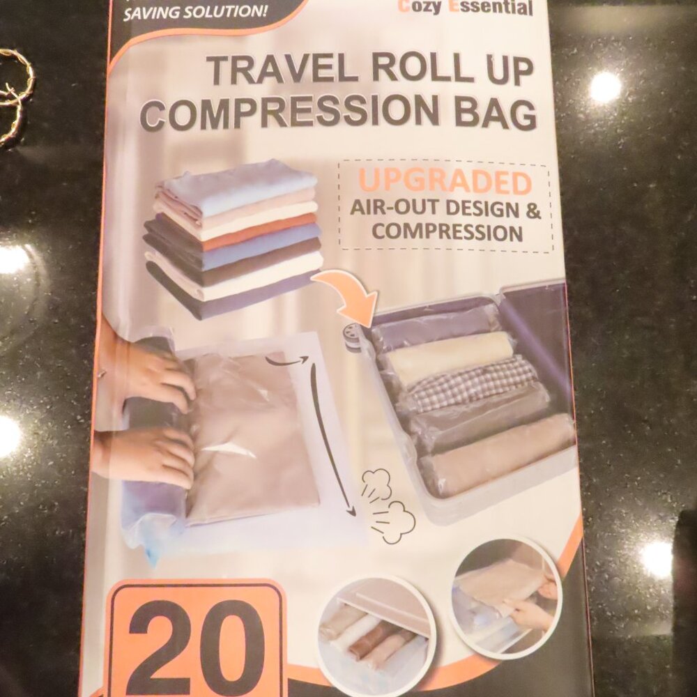 NEW 20 Compression PACKING Bags for Travelr Bags No Vacuum Needed